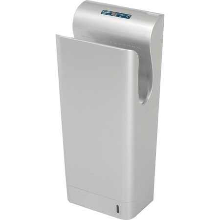 Global Industrial High Velocity Vertical Hand Dryer, Touch Free, 750W, 110-120V 640955
